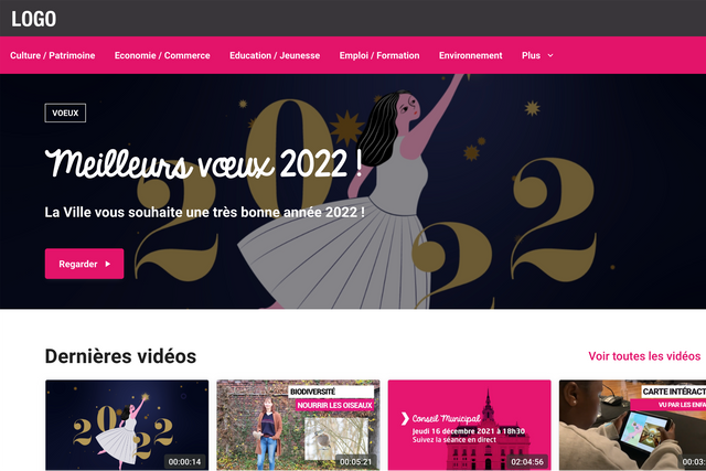 Créez une plateforme VOD, Web TV, de formation, pour diffuser vos vidéos.